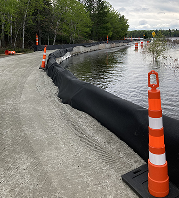 Photo: Flooding along Hwy 11.